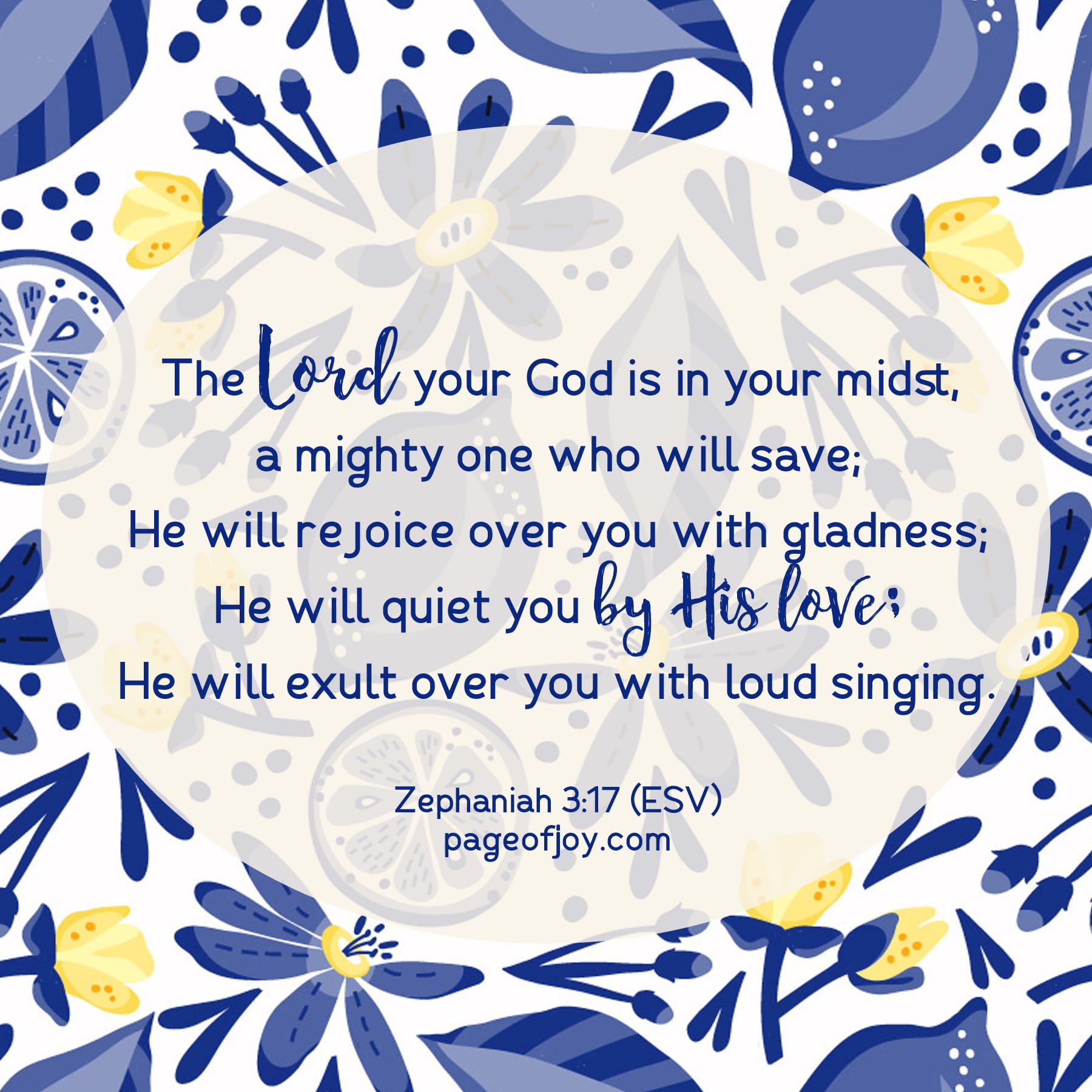 Zephaniah 3:17 | Page Of Joy